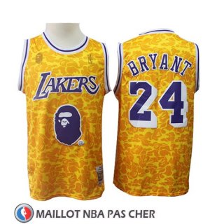 Maillot Los Angeles Lakers Kobe Bryant Mitchell & Ness Jaune