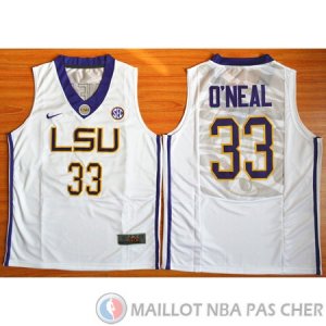 Maillot NCAA Shaquille O'Neal Blanc