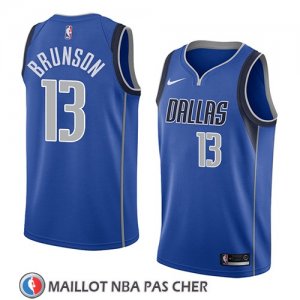 Maillot Dallas Mavericks Jalen Brunson No 13 Icon 2018 Bleu