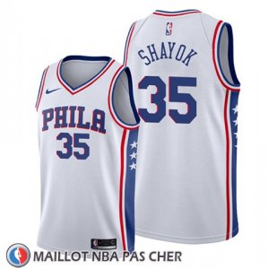 Maillot Philadelphia 76ers Marial Shayok Association Blanc