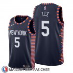 Maillot New York Knicks Courtney Lee Ville Edition Bleu