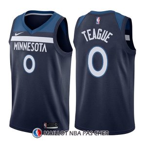 Maillot Minnesota Timberwolves Jeff Teague Icon 0 2017-18 Bleu