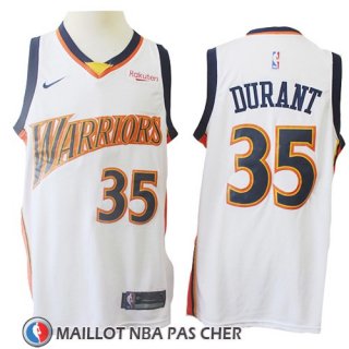 Maillot Golden State Warriors Kevin Durant Mitchell & Ness 2009-10 Blanc