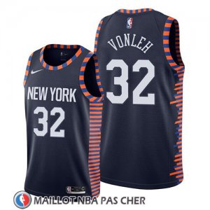Maillot New York Knicks Noah Vonleh Ville 2019 Bleu