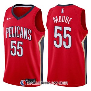 Maillot New Orleans Pelicans E'twaun Moore Statement 55 2017-18 Rouge
