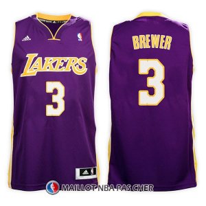Maillot Los Angeles Lakers Corey Brewer Road 3 2017-18 Volet