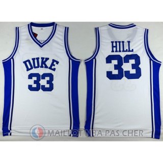 Maillot NBA NCAA Duke Hill Blanc
