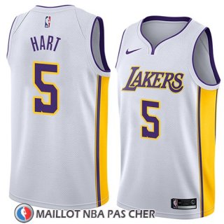 Maillot Los Angeles Lakers Josh Hart No 5 Association 2018 Blanc