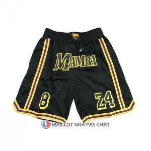Short Los Angeles Lakers Mamba Noir