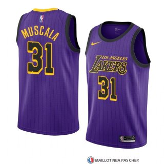 Maillot Los Angeles Lakers Mike Muscala Ville 2018-19 Volet