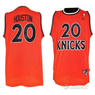 Maillot Orangee Houston New York Knicks Revolution 30