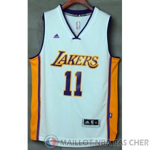 Maillot Lakers ventilateurs Yi Los #11 Blanc