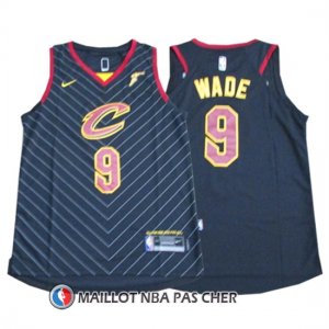 Maillot Cleveland Cavaliers Wade 9 2017-18 Noir