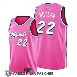 Maillot Miami Heat Jimmy Butler Earned 2019 Rosa
