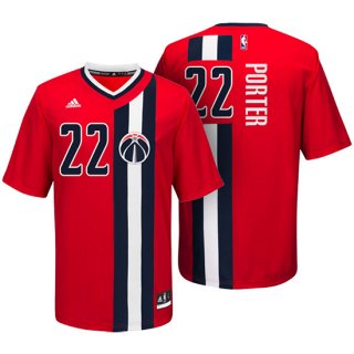 Maillot Manga Cort Otto Porter Wizards 22 Rouge