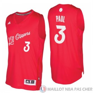 Maillot Paul Los Angeles Clippers Noel #3 Rouge
