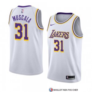 Maillot Los Angeles Lakers Mike Muscala Association 2018-19 Blanc