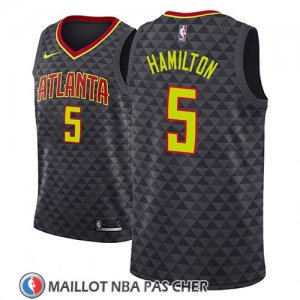 Maillot Atlanta Hawks Daniel Hamilton No 5 Icon 2018 Noir