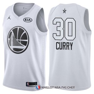 Maillot All Star 2018 Golden State Warriors Stephen Curry 30 Blanc