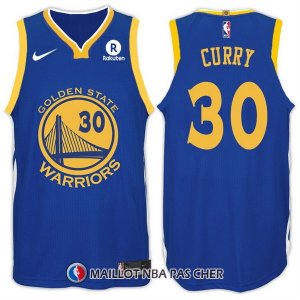 Nike Maillot Golden State Warriors Curry 30 2017-18 Bleu