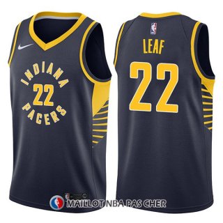 Maillot Indiana Pacers T.j. Leaf Icon 22 2017-18 Bleu