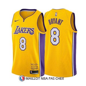 Maillot Los Angeles Lakers Kobe Bryant Retirement 8 2017-18 Or