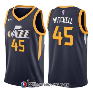 Maillot Utah Jazz Donovan Mitchell Icon 45 2017-18 Bleu