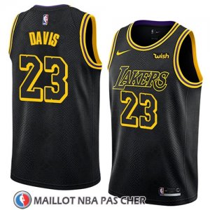 Maillot Los Angeles Lakers Anthony Davis Ciudad 2019-20 Noir