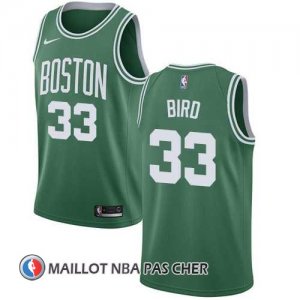 Maillot Boston Celtics Bird 33 Ciudad 2017-18 Vert