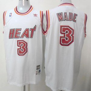 Maillot Miami Heat Wade #3 Blanc