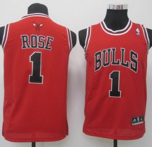 Maillot Enfant de Rose Chicago Bulls #1 Rouge