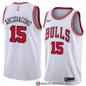 Maillot Chicago Bulls Ryan Arcidiacono Association 2018 Blanc
