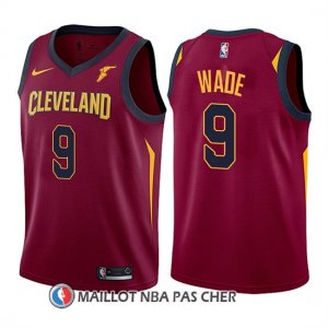 Maillot Enfant Cleveland Cavaliers Dwyane Wade Icon Goodyear 2017-18 9 Rouge