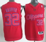 Maillot Griffin Los Angeles Clippers #32 Rouge