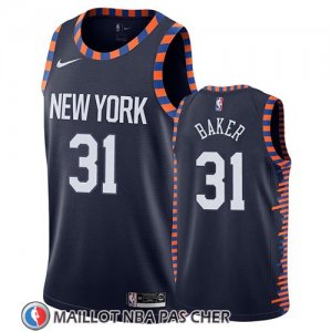 Maillot New York Knicks Ron Baker Ville 2019 Bleu