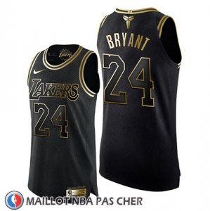 Maillot Los Angeles Lakers Kobe Bryant Gold Black Mamba Or Noir