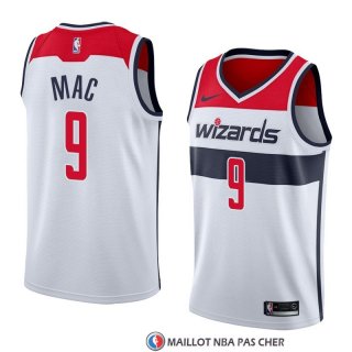 Maillot Washington Wizards Sheldon Mac Association 2018 Blanc