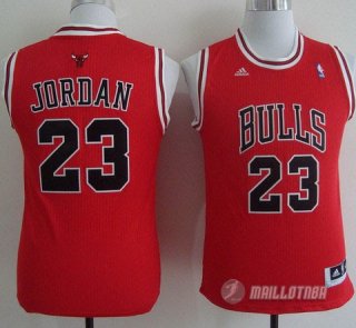 Maillot Enfant de Jordan Chicago Bulls #23 Rouge