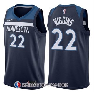 Maillot Minnesota Timberwolves Andrew Wiggins 22 2017-18 Bleu