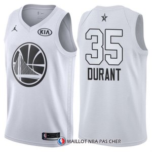 Maillot All Star 2018 Golden State Warriors Kevin Durant 35 Blanc