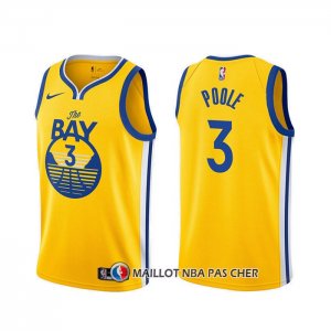 Maillot Golden State Warriors Jordan Poole Statement Or
