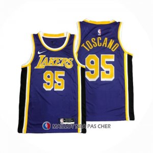 Maillot Los Angeles Lakers Juan Toscano-Anderson NO 95 Statement 2020-21 Volet