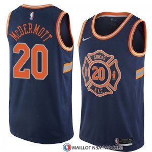 Maillot New York Knicks Doug Mcdermott Ville 2018 Bleu