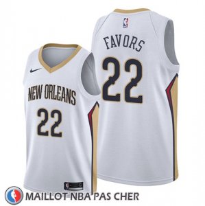 Maillot New Orleans Pelicans Derrick Favors Association Blanc