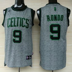 Maillot Rondo Boston Celtics #9 Static Fashion