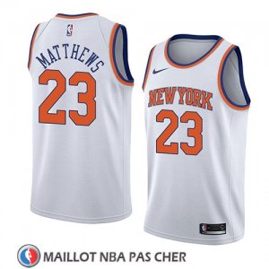 Maillot New York Knicks Wesley Matthews Statement 2018 Blanc
