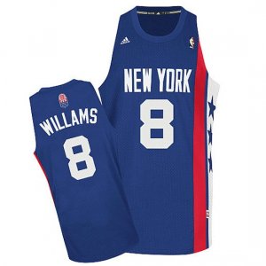 Maillot ABA de Willams Brooklyn Nets #8 Bleu