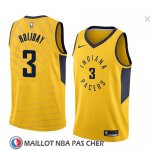 Maillot Indiana Pacers Aaron Holiday No 3 Statement 2018 Jaune