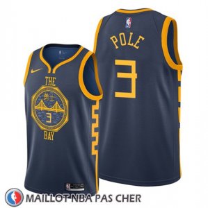 Maillot Golden State Warriors Jordan Poole Ville Bleu