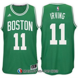 Maillot Boston Celtics Irving 11 Blanc Vert